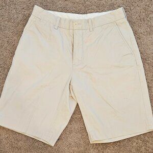 Ralph Lauren POLO Mens Khaki Shorts 31 Golf Performance Tan 10" Inseam Chino